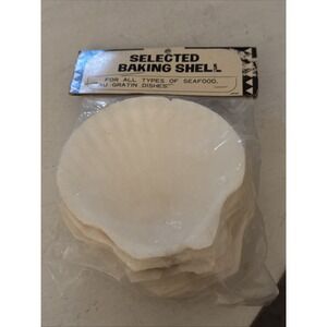 Baking Shells for Baking and Serving. 6 Pack. Nantucket Natural.